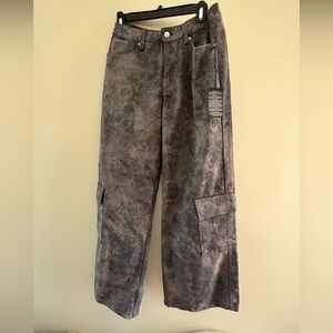 Snakeskin Cargo Pants